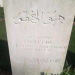 Muslim Soldier's Tombstone in Peronne France